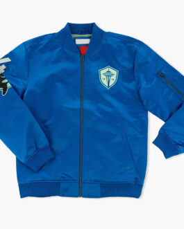 Seattle Sounders Royal Satin Jacket