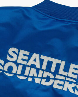 Seattle Sounders Royal Satin Jacket