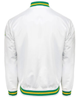 Seattle Supersonics Golden Age White Satin Jacket