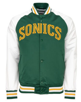 Seattle Supersonics Prime Time Satin Jacket