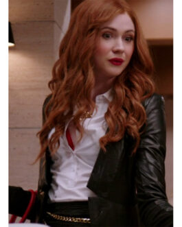 Selfie Karen Gillan Leather Jacket