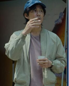 Lee Jung‑Jae Squid Game Bomber Cotton Jacket