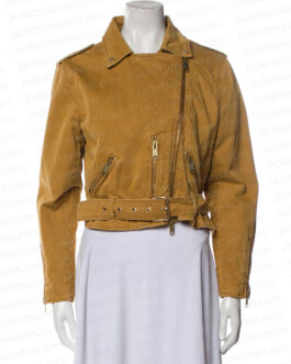 Fire Country Diane Farr Yellow Leather Jacket