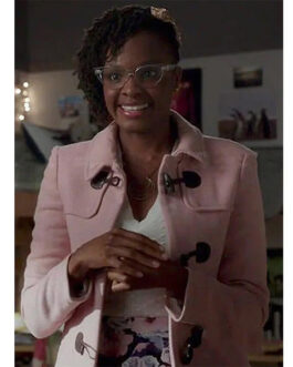 Switched at Birth S04 Sharon Pierre-Louis Peacoat