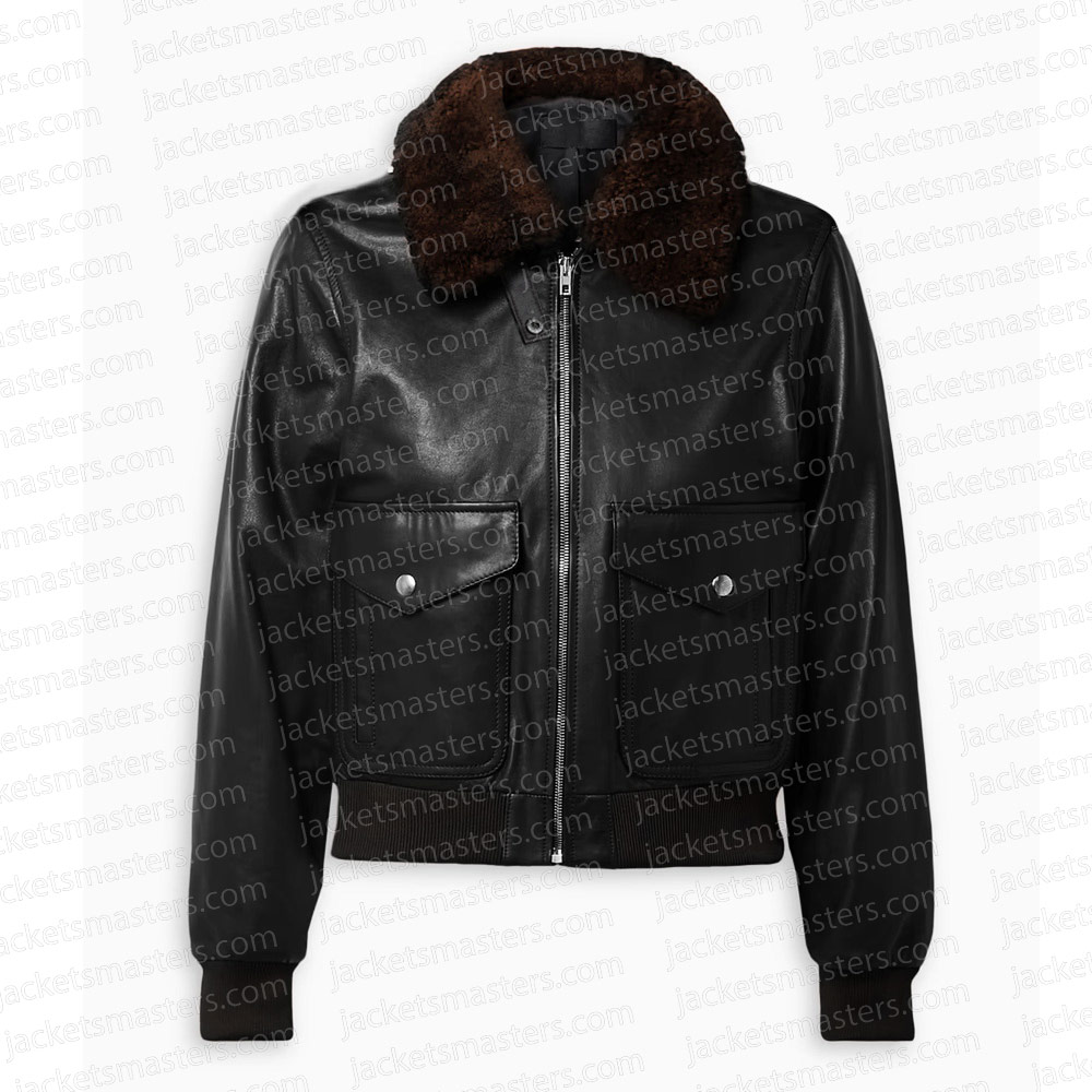 A Murder at the End of the World Alice Braga Leather Jacket