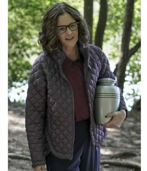 Single Drunk Female Ally Sheedy Purple Jacket - Image 8