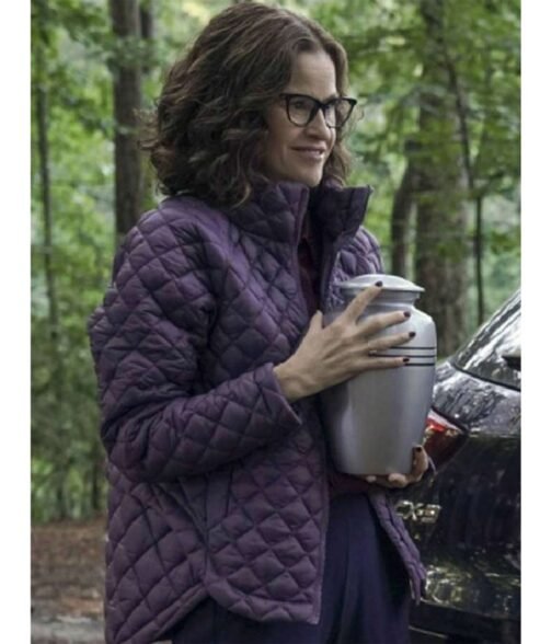 Single Drunk Female Ally Sheedy Purple Jacket - Image 9