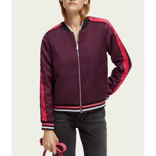Single Drunk Female Sasha Compère Bomber Jacket - Image 3