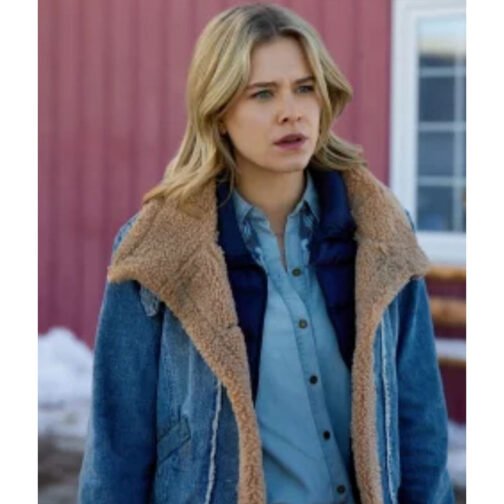 Ride Tiera Skovbye Denim Shearling Jacket - Image 9