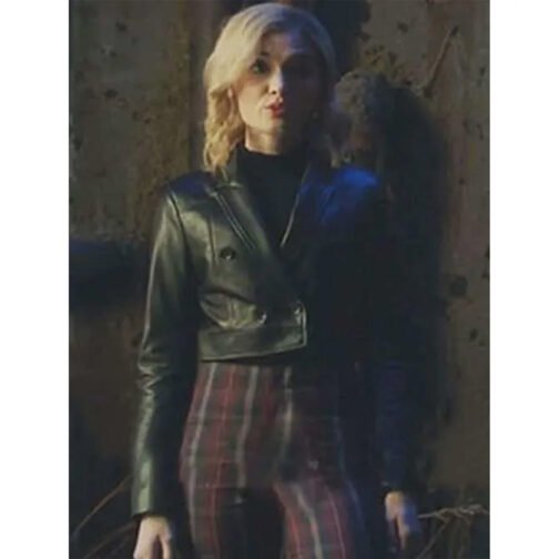 The Gifted S02 Skyler Samuels Leather Jacket - Image 3