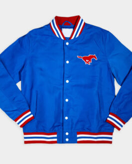 SMU Mustangs Vintage Retro Bomber Jacket
