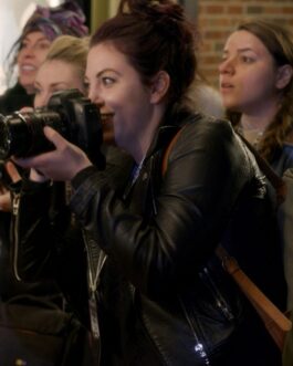 Snapshot of Love Lexi Giovagnoli Black Leather Jacket