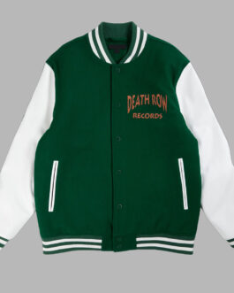 Death Row Records Snoop Dogg Green Varsity Jacket