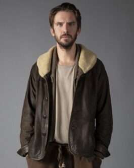 Dan Stevens Solos Jacket with Fur Collar