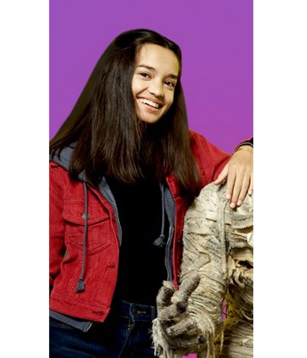 Sophia Hammons Under Wraps Denim Red Jacket - Image 4