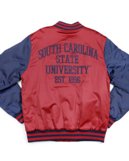 South Carolina State Navy and Garnet Baseball Jacket