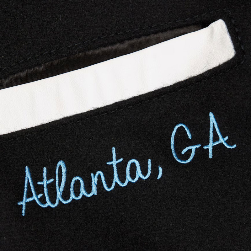 Spelman College Jaguars Homecoming Black Varsity Jacket - Image 5