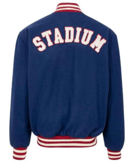 Stadium Team Navy Varsity Wool Jacket