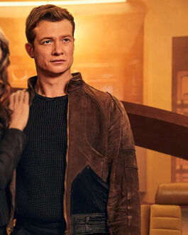 Star Trek Picard Ed Speleers Suede Jacket