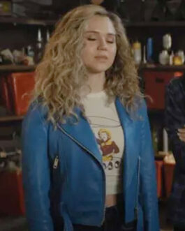 Stargirl S02 Brec Bassinger Blue Leather Jacket