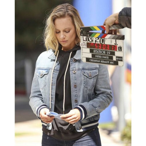 Station 19 Danielle Savre Denim Jacket - Image 6