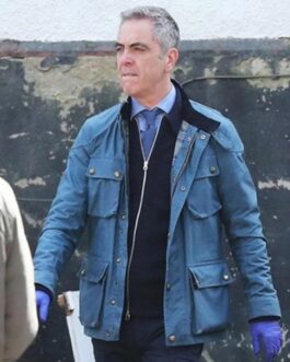 James Nesbitt Stay Close Cotton Blue Jacket