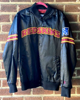 Striped Washington Redskins Satin Jacket
