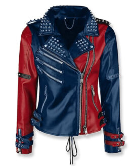 Harley Quinn Suicide Squad Studded Leather Jacket