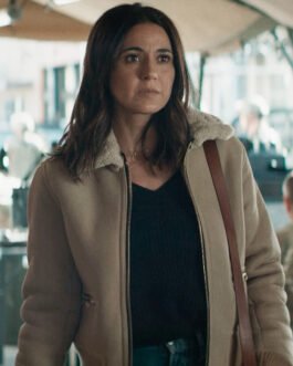 Superman & Lois Emmanuelle Chriqui Shearling Leather Jacket