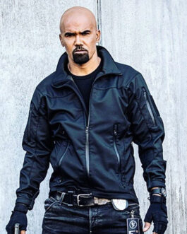 S.W.A.T. Season 6 Shemar Moore Blue Jacket