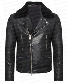 Kris Kelkar Swiping America Leather Jacket