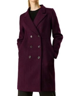 Parker Posey Tales of the Walking Dead Purple Coat