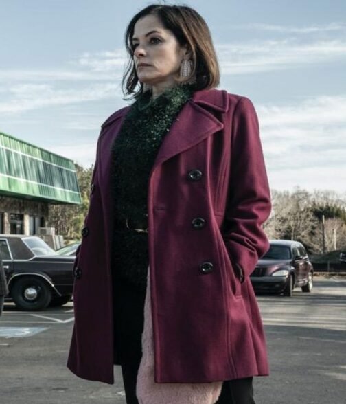 Parker Posey Tales of the Walking Dead Purple Coat - Image 2