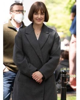 Suspicion Elizabeth Henstridge Grey Wool Coat