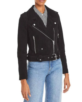 National Treasure Zuri Reed Black Suede Jacket