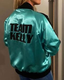 Kelly Clarkson The Voice 15 KC Bomber Satin Jacket