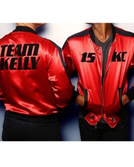 Kelly Clarkson The Voice 15 KC Bomber Satin Jacket
