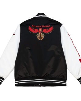 Team Origins Atlanta Hawks Black and White Jacket
