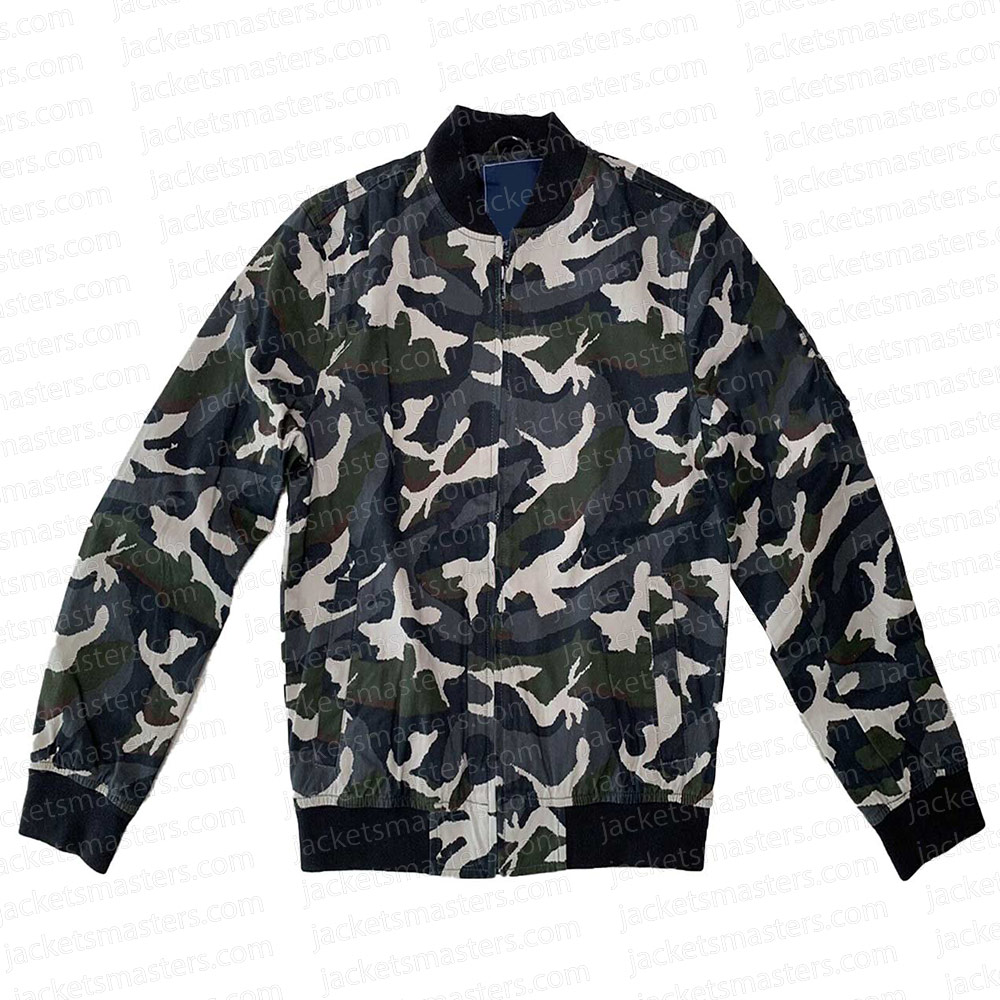 Ted Lasso Season 3 Phil Dunster Camo Jacket - Image 3