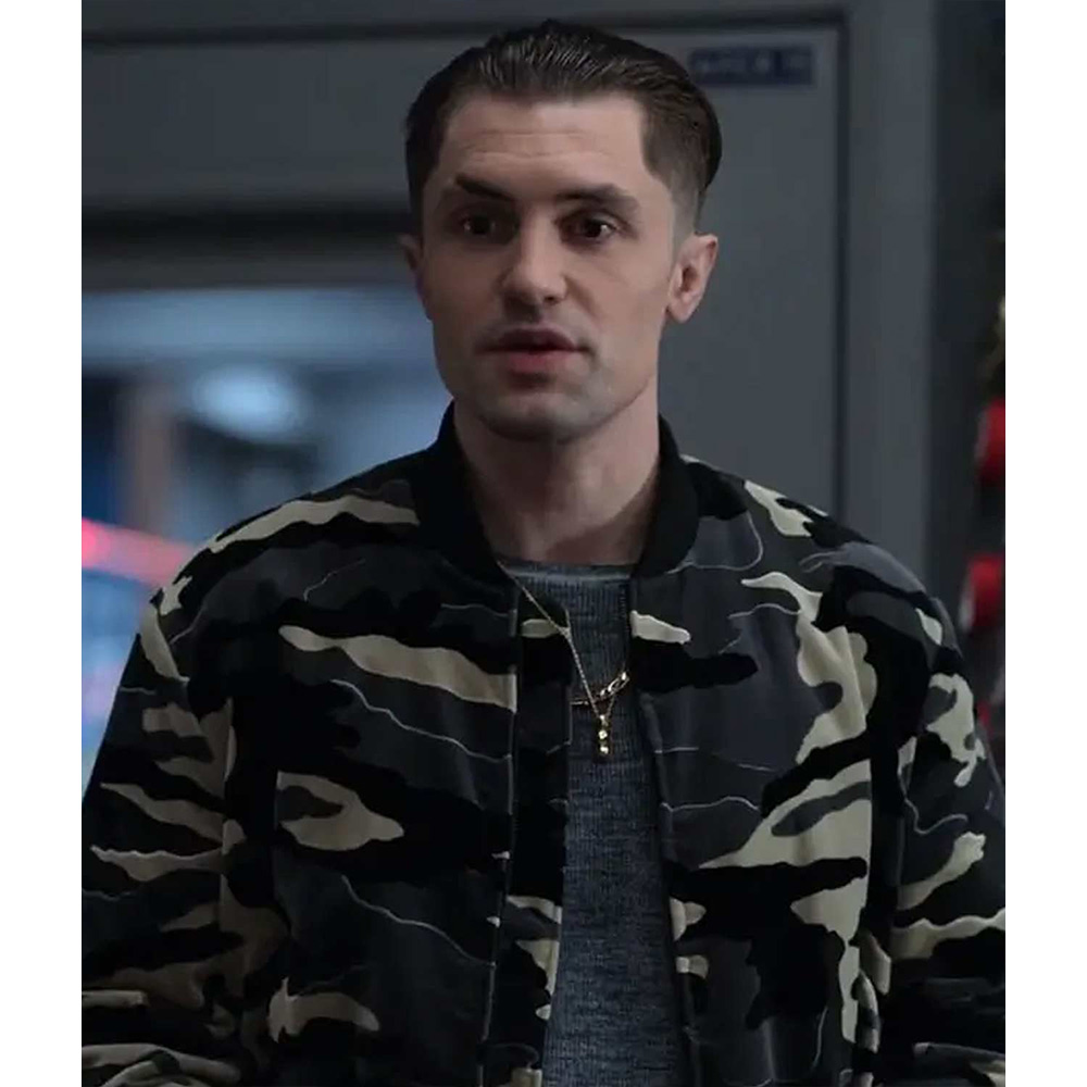 Ted Lasso Season 3 Phil Dunster Camo Jacket - Image 7