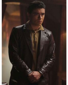 Riverdale Season 05 Michael Consuelos Brown Leather Blazer