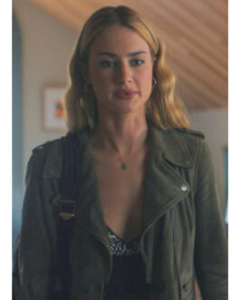 Tell Me Lies Grace Van Patten Suede Jacket