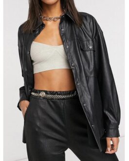 Rules of The Game Callie Cooke Black Leather Jacket