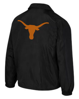 Texas Longhorns Black Coaches Jacket