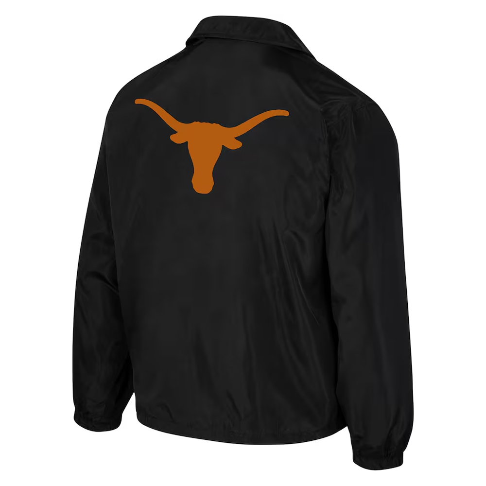 Texas Longhorns Black Coaches Jacket - Image 2