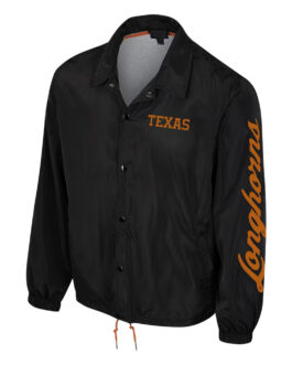 Texas Longhorns Black Coaches Jacket