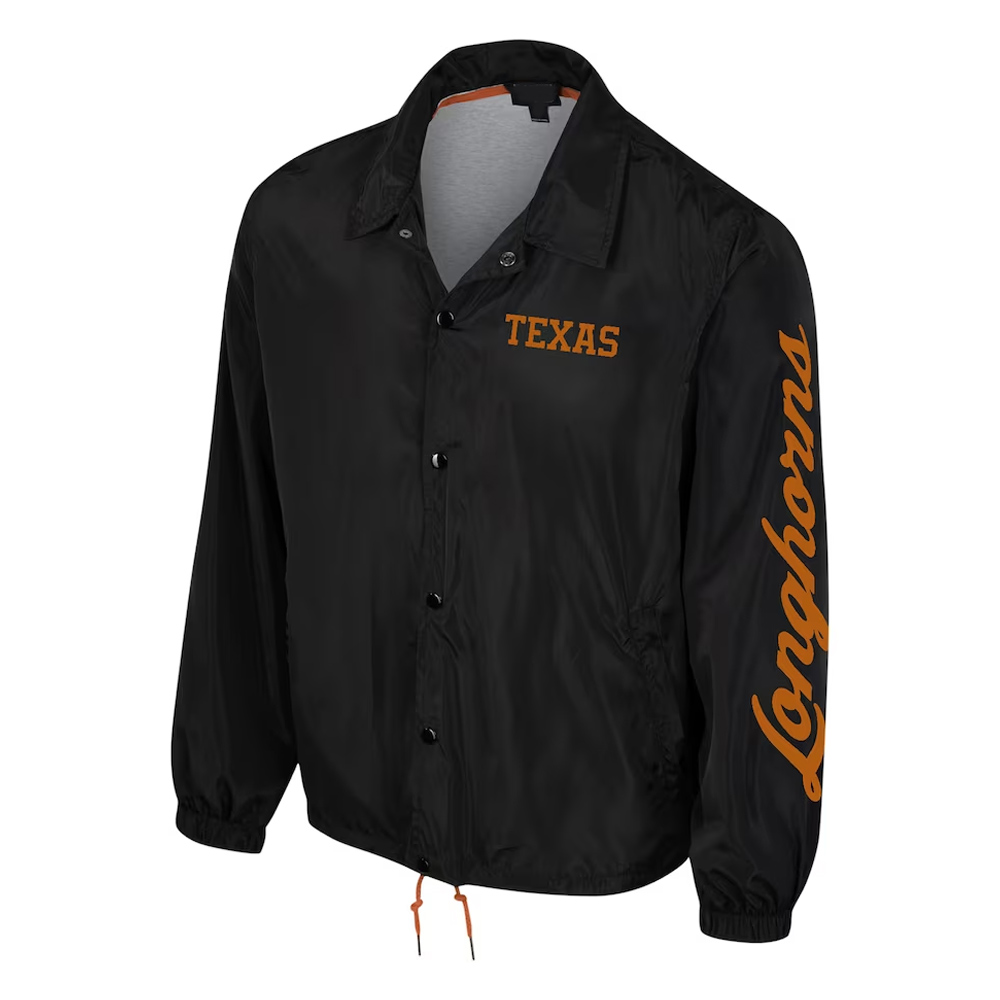Texas Longhorns Black Coaches Jacket