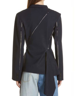 The 100 Season 07 Eliza Taylor Black Blazer