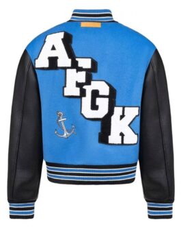 The Captain A Few Good Kids Varsity Blue and Black Jacket