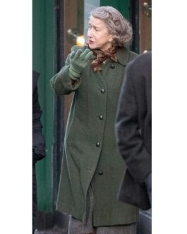 The Duke Helen Mirren Green Wool Coat